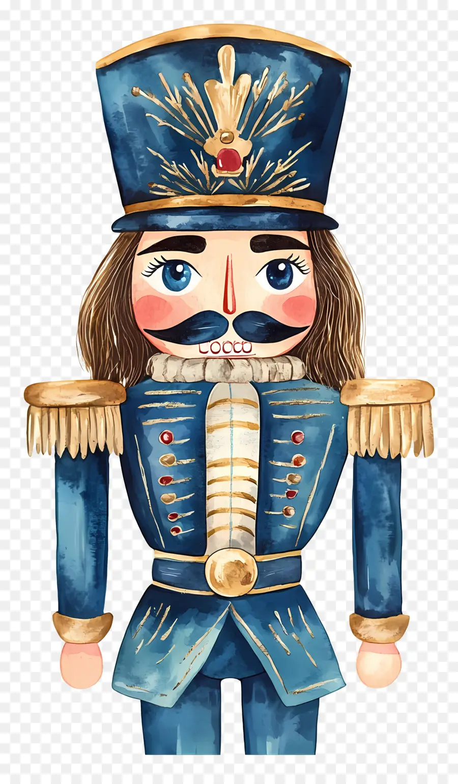 Nutcracker คริสต์มาส，ตัวแคร็กเกอร์สีน้ำเงิน PNG