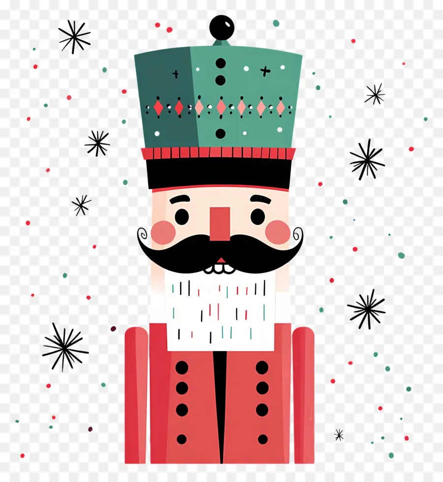 Nutcracker คริสต์มาส，Nutcracker สีสันสดใส PNG