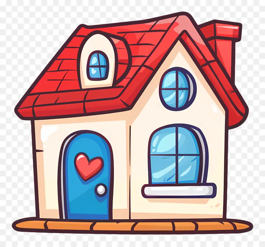 บ้านน่ารัก，Doodle House PNG