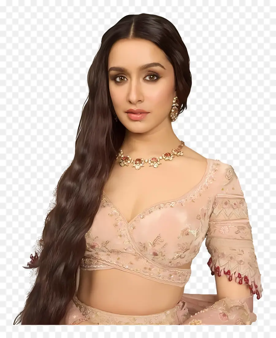 Shraddha Kapoor，ผู้หญิงในชุดสีชมพู PNG