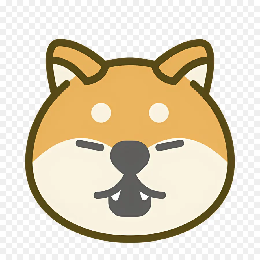 อีโมจิสุนัข，หน้า Shiba Inu PNG