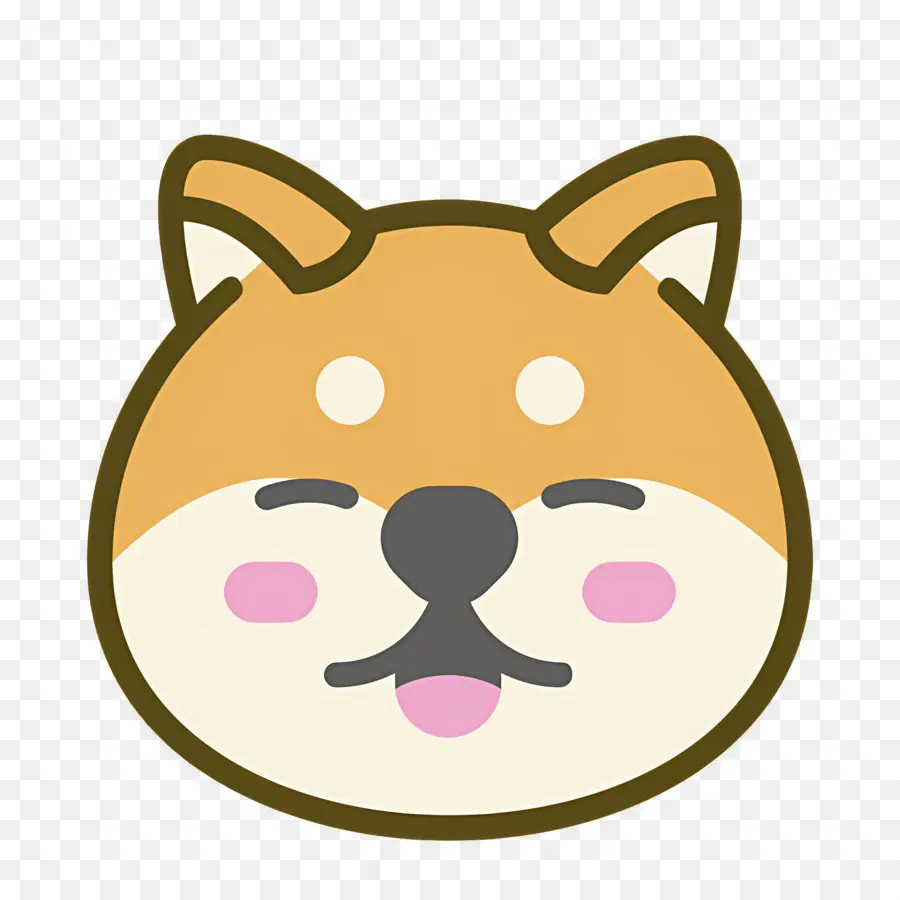 อีโมจิสุนัข，หน้า Shiba Inu PNG