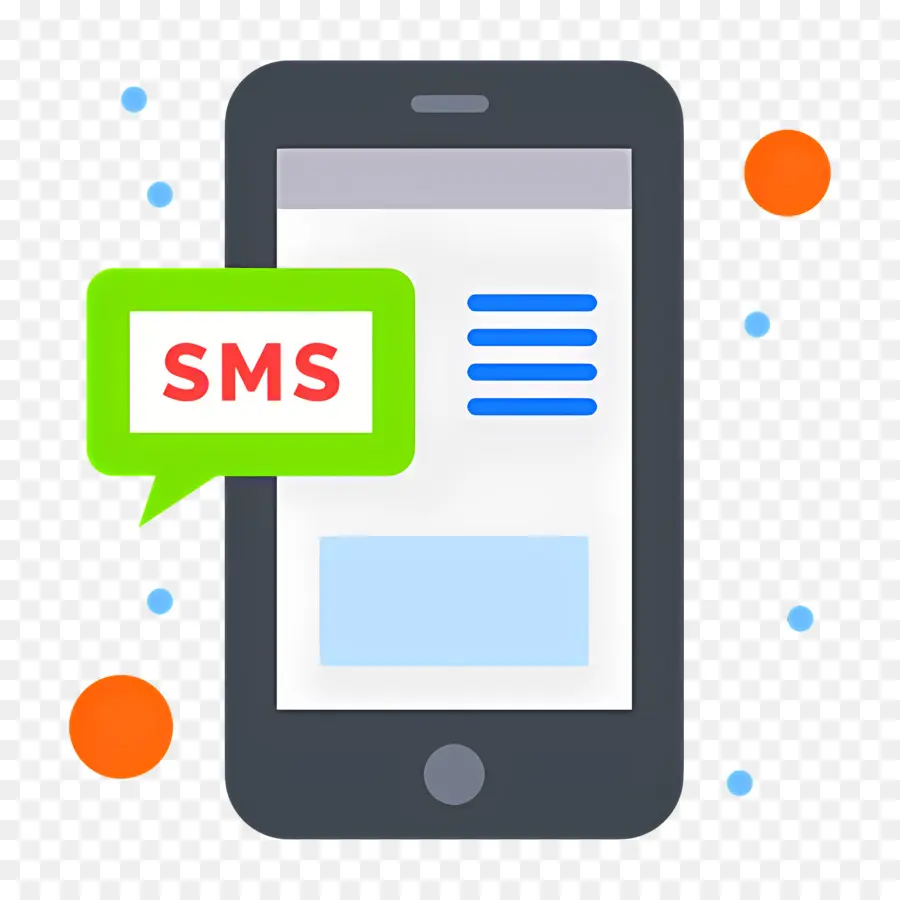 การส่งข้อความทางโทรศัพท์，สมาร์ทโฟนพร้อม Sms PNG