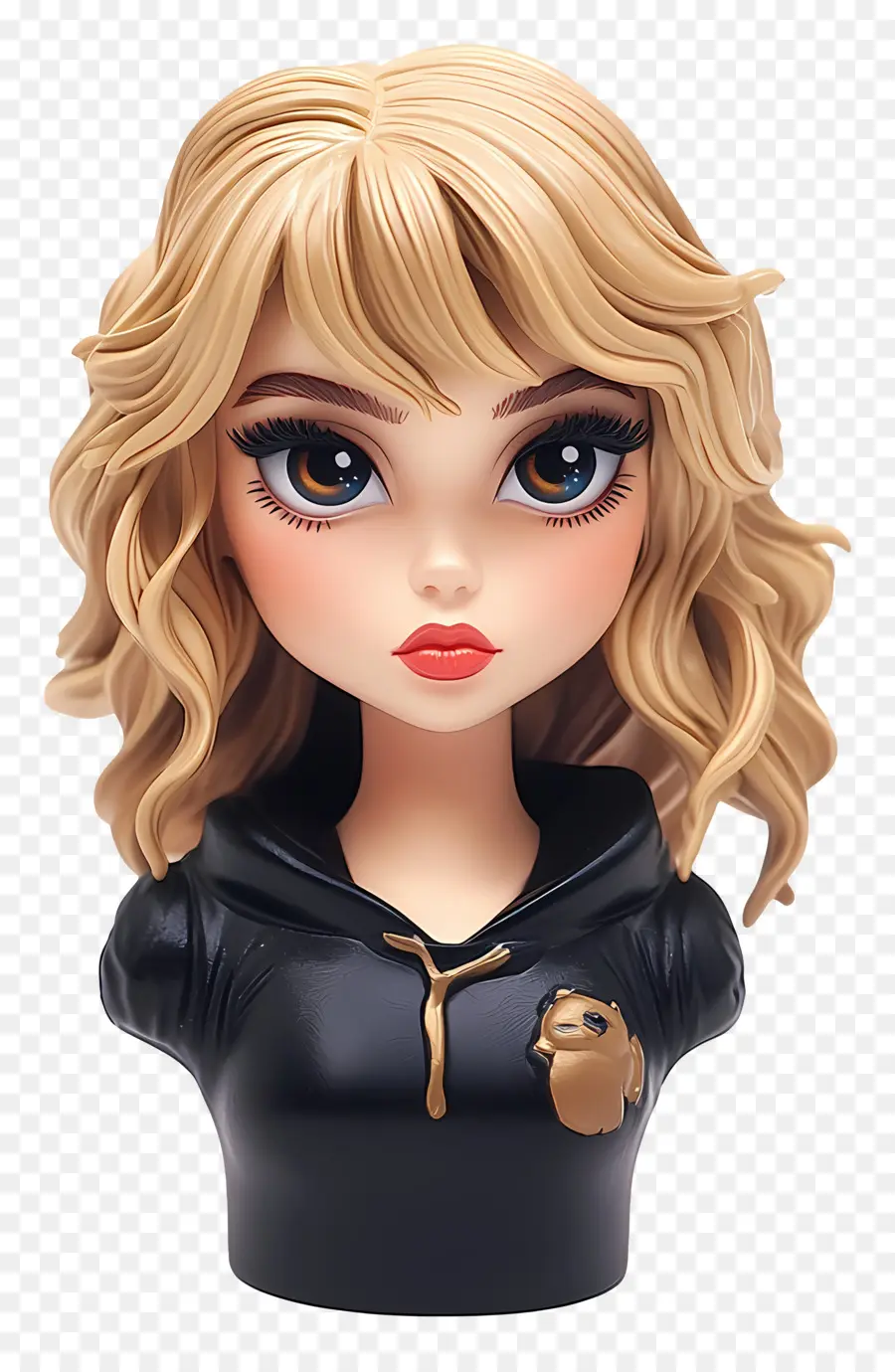 Taylor Swift，รูปการ์ตูนสีบลอนด์ PNG