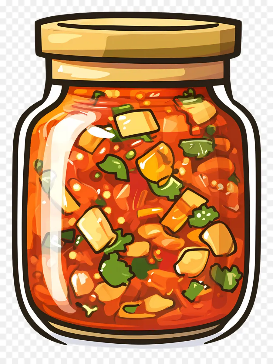 Kimchi Jar，ขวดกิมจิ PNG