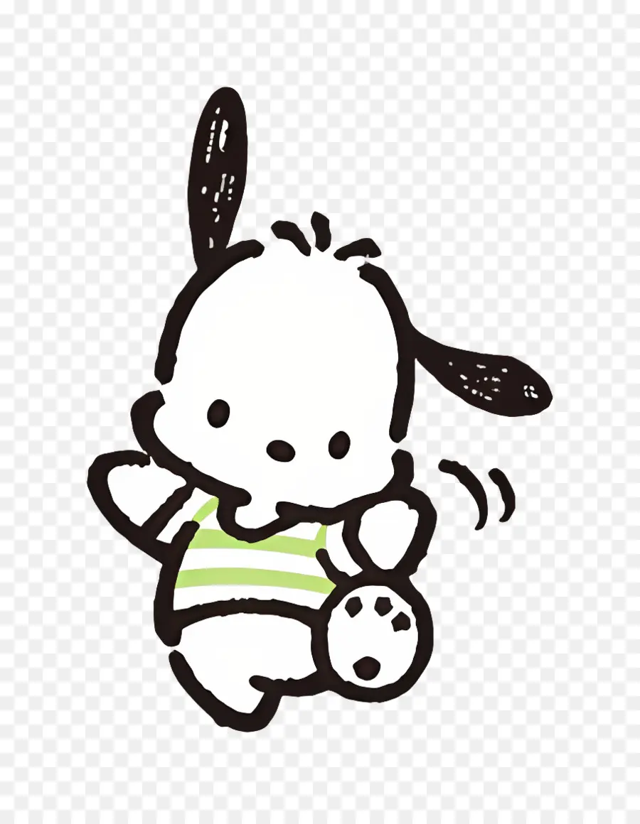 Pochacco，สุนัขในเสื้อเชิ้ตลาย PNG