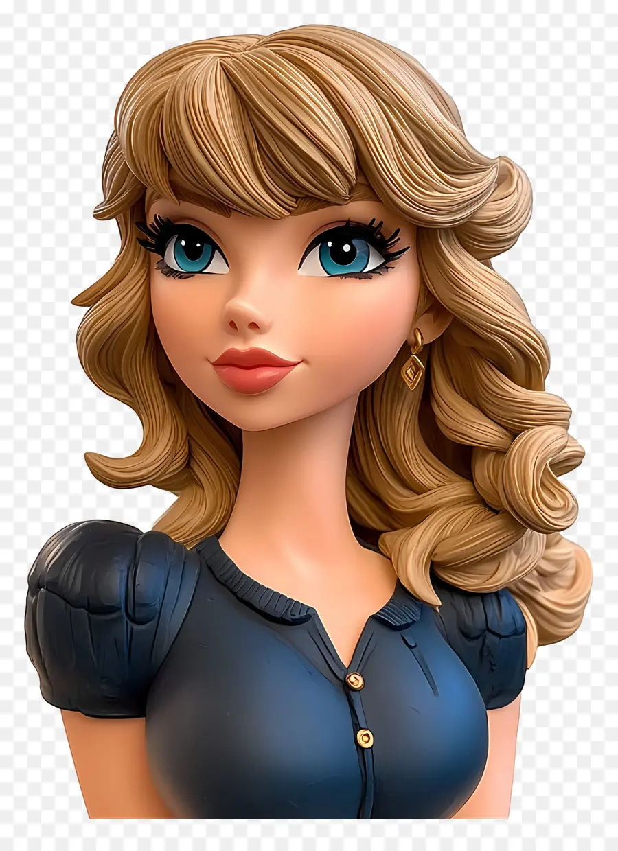 Taylor Swift，ผู้หญิงการ์ตูนกับหยิก PNG