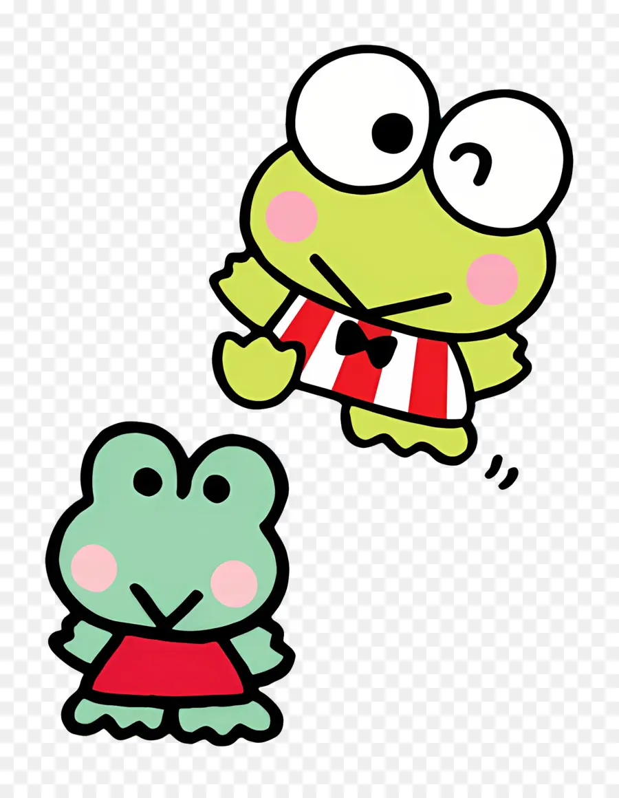 Keroppi，ตัวละครกบสีเขียว PNG