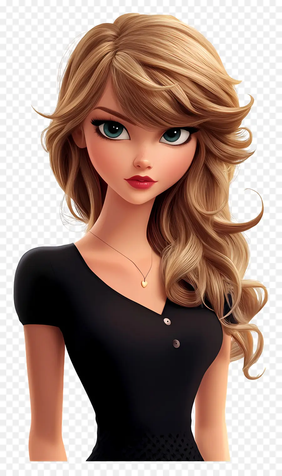 Taylor Swift，สาวการ์ตูนสีบลอนด์ PNG