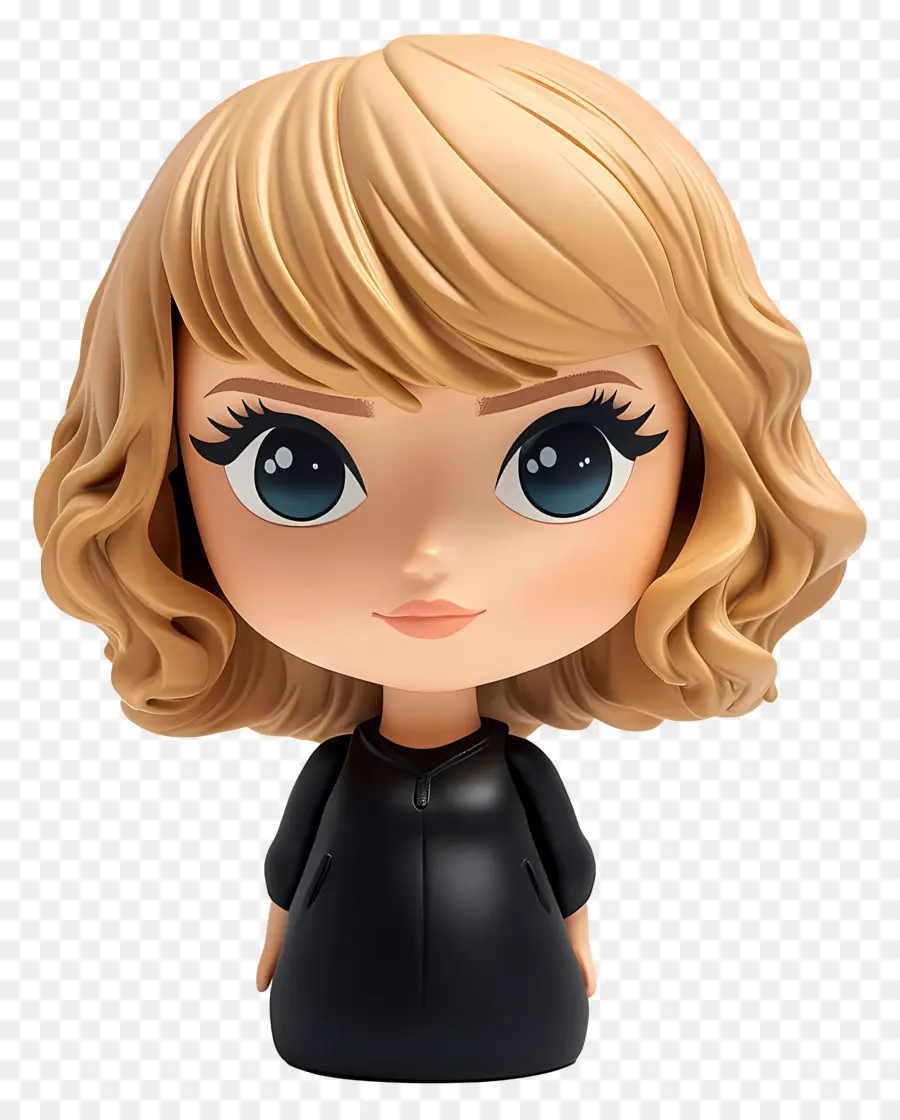 Taylor Swift，รูปการ์ตูนสีบลอนด์ PNG