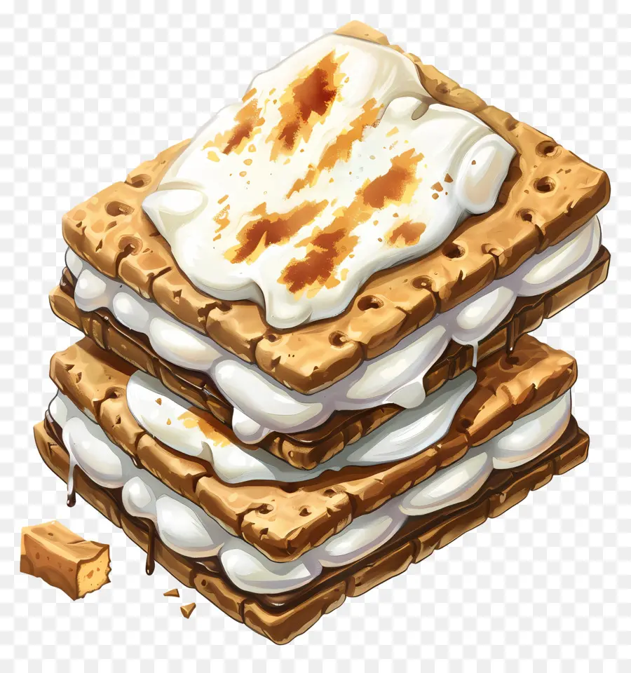 ทำให้เสียโฉม，สแต็คของ S'mores PNG