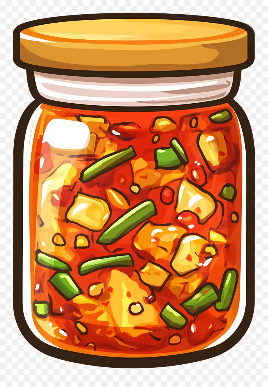 Kimchi Jar，ขวดกิมจิ PNG