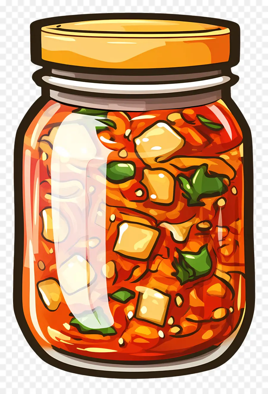 Kimchi Jar，ขวดกิมจิ PNG