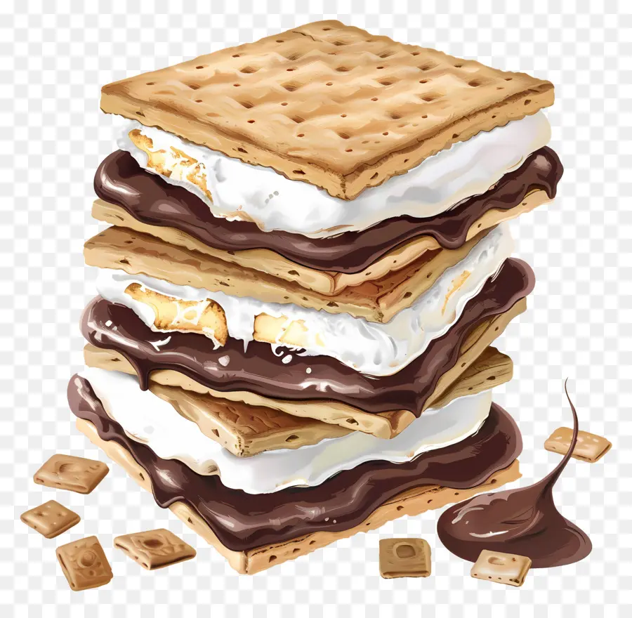 ทำให้เสียโฉม，S'mores PNG