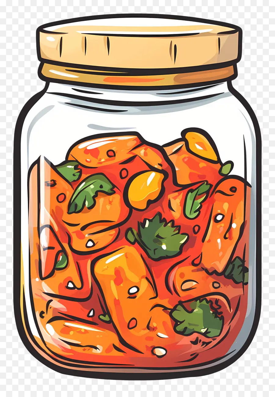 Kimchi Jar，ขวดกิมจิ PNG