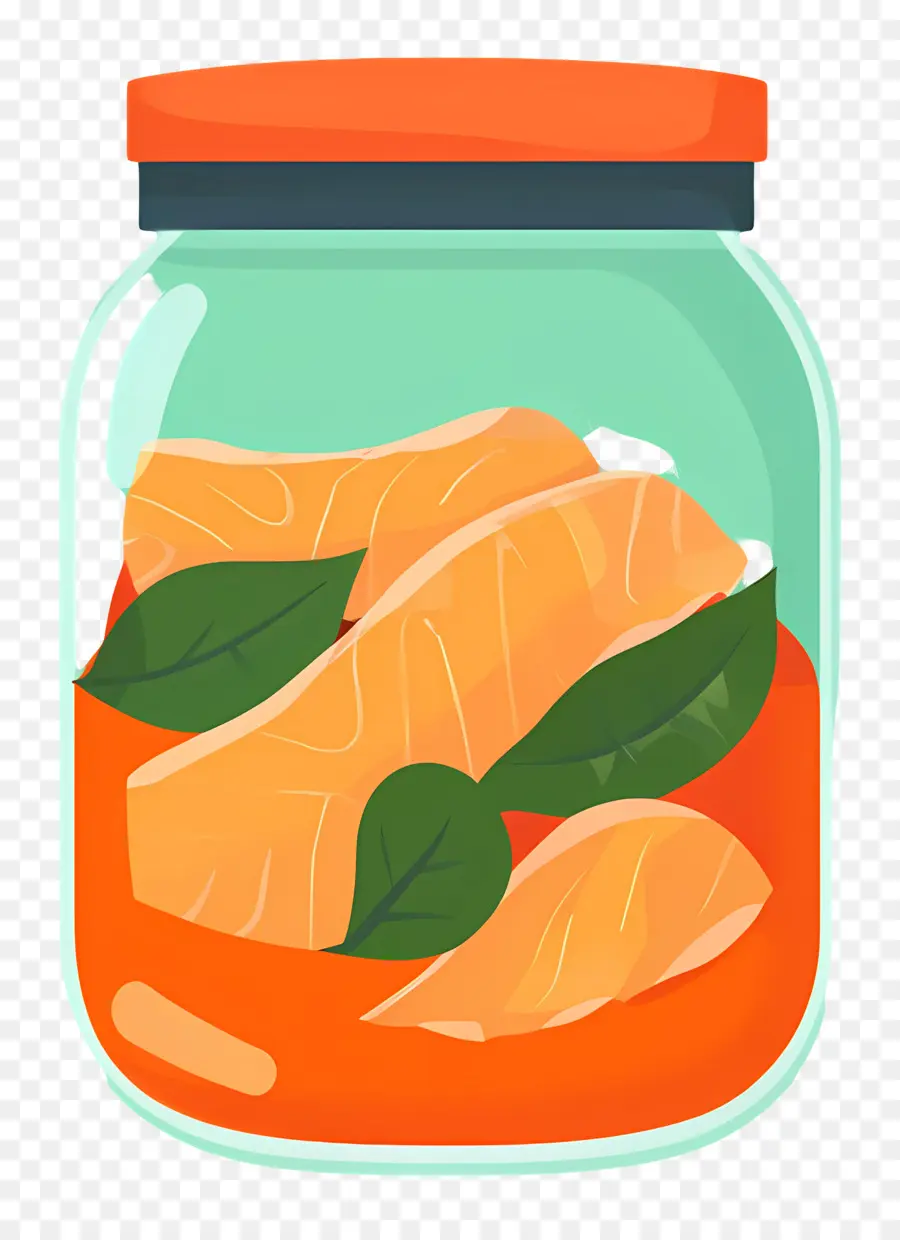 Kimchi Jar，ปลาแซลมอนในขวด PNG