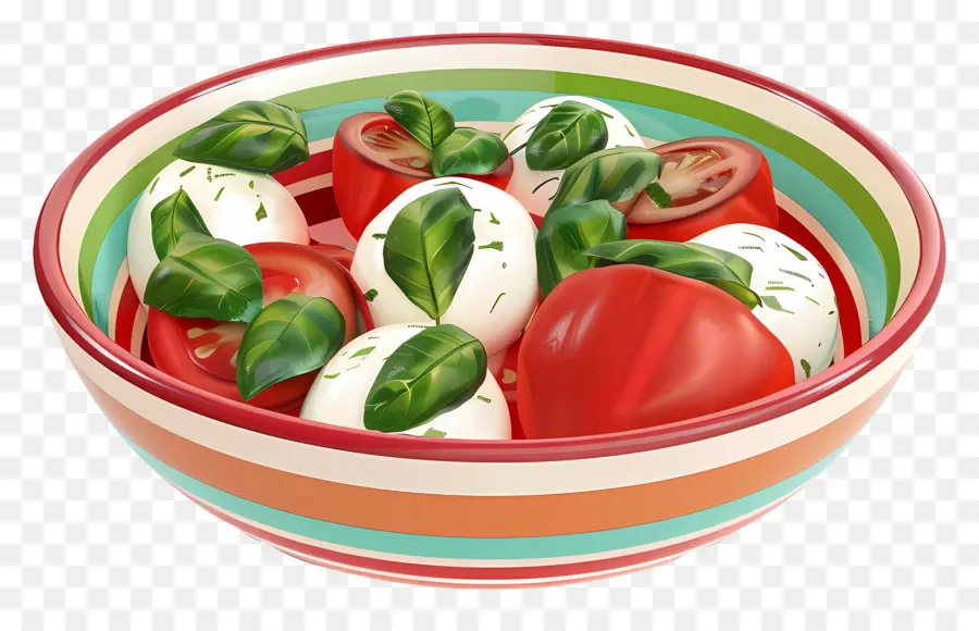 สลัด Caprese，มะเขือเทศ PNG