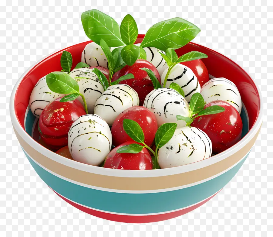 สลัด Caprese，มะเขือเทศ PNG