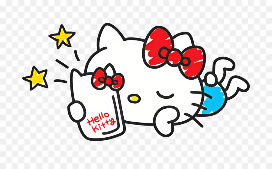 สวัสดีคิตตี้，Hello Kitty นอนหลับ PNG