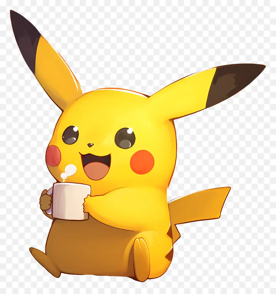 Pikachu，ตัวละครสีเหลือง PNG