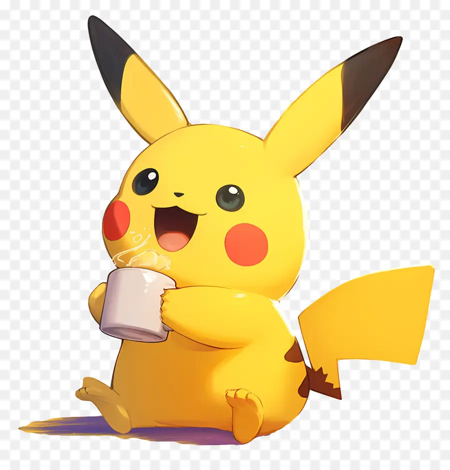 Pikachu，ตัวละครสีเหลือง PNG