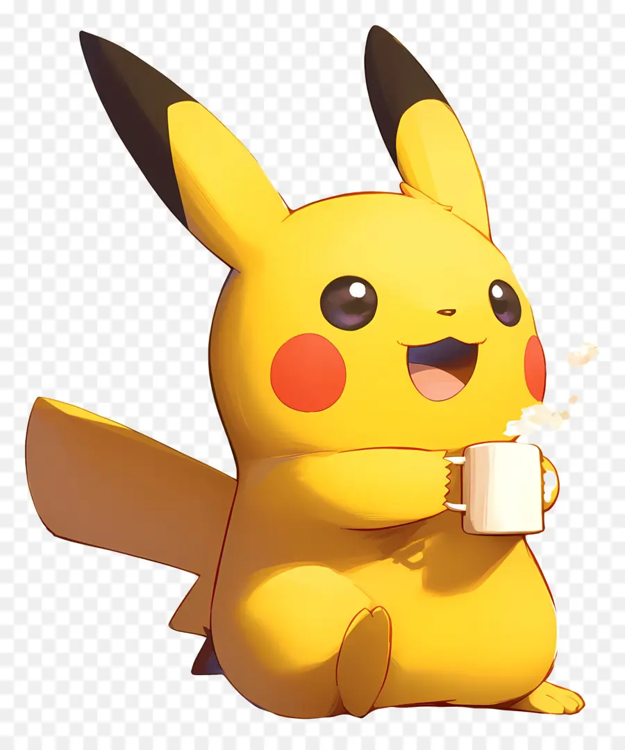 Pikachu，ตัวละครสีเหลือง PNG