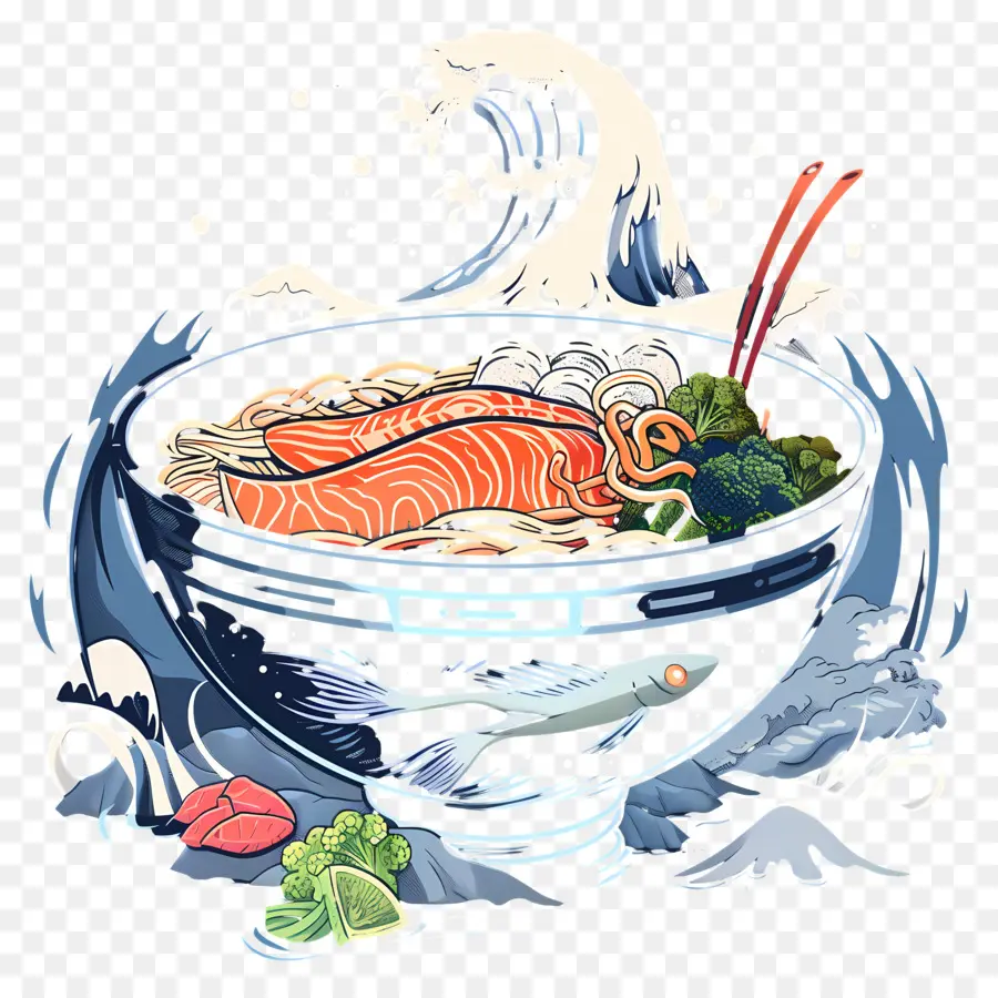 ชามราเมน，Ramen Bowl PNG