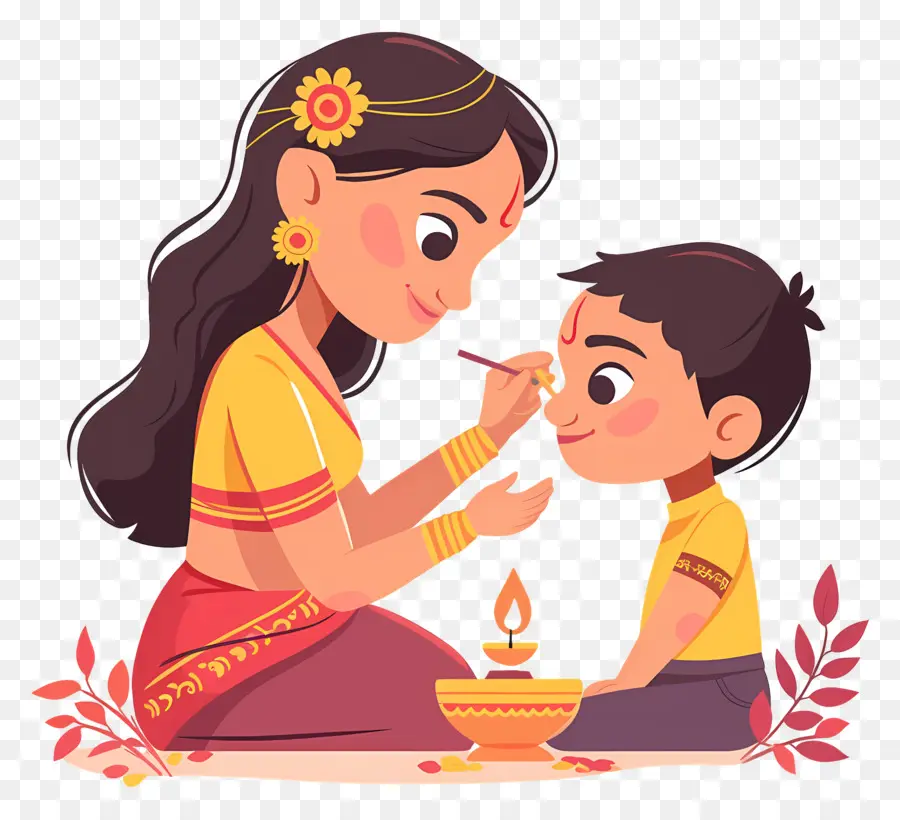 Bhai Dooj，แม่และลูก PNG