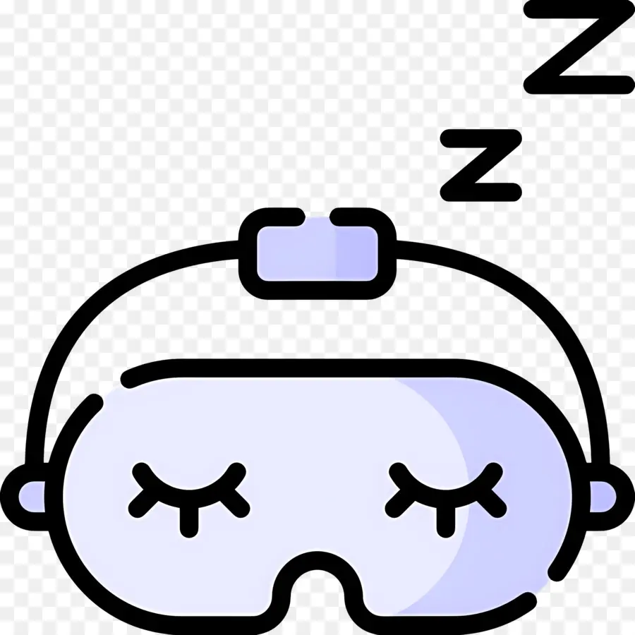 นอนหลับ Zzz，หน้ากากนอนหลับ PNG