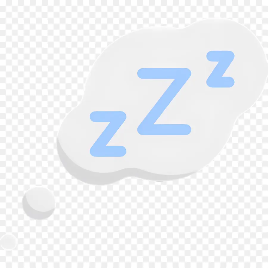 นอนหลับ Zzz，เมฆนอนหลับ PNG