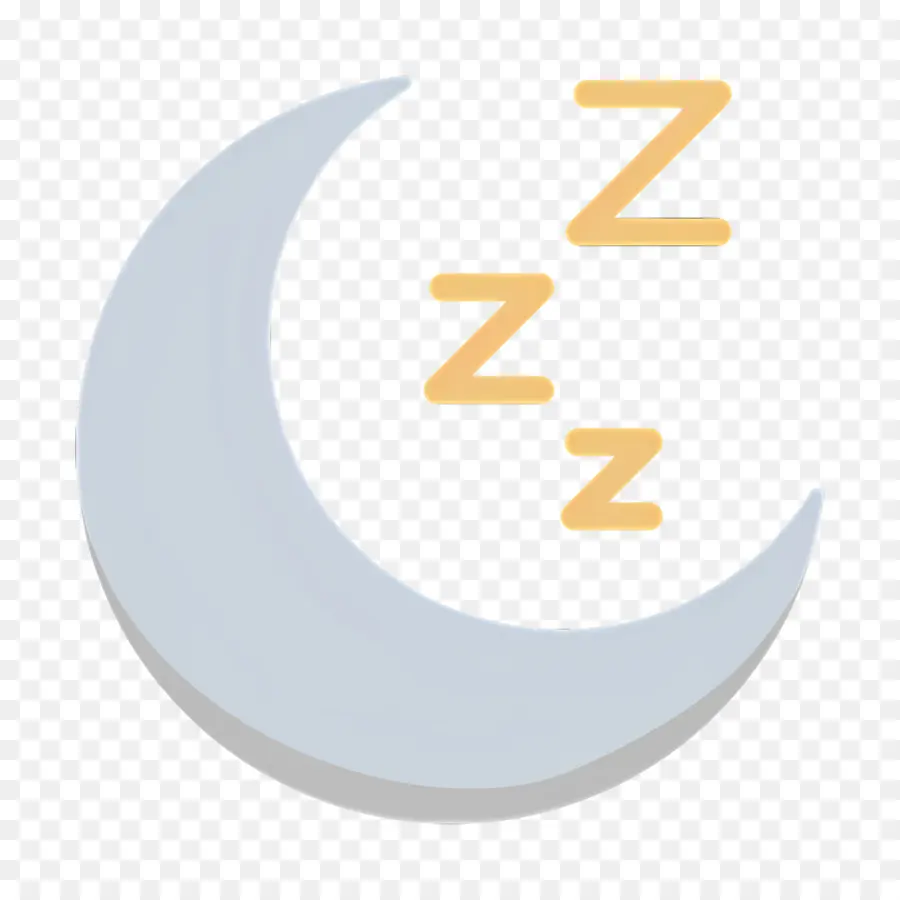 นอนหลับ Zzz，Moon With Z's PNG