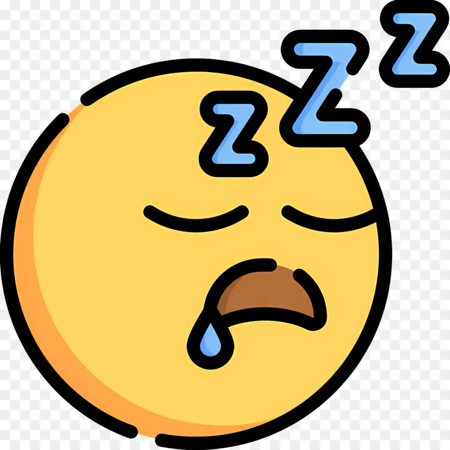 นอนหลับ Zzz，อีโมจินอนหลับ PNG