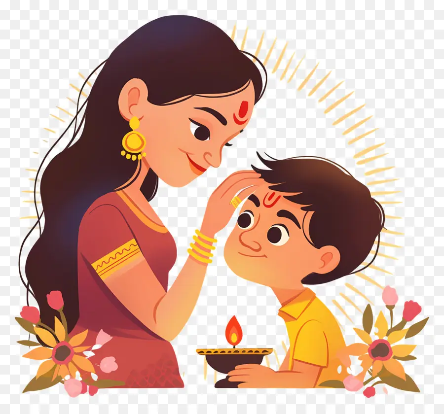 Bhai Dooj，ผู้หญิงและลูก PNG