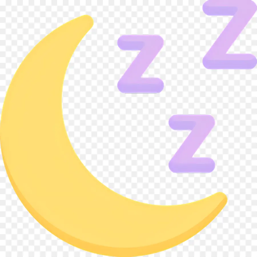 นอนหลับ Zzz，Moon With Z's PNG