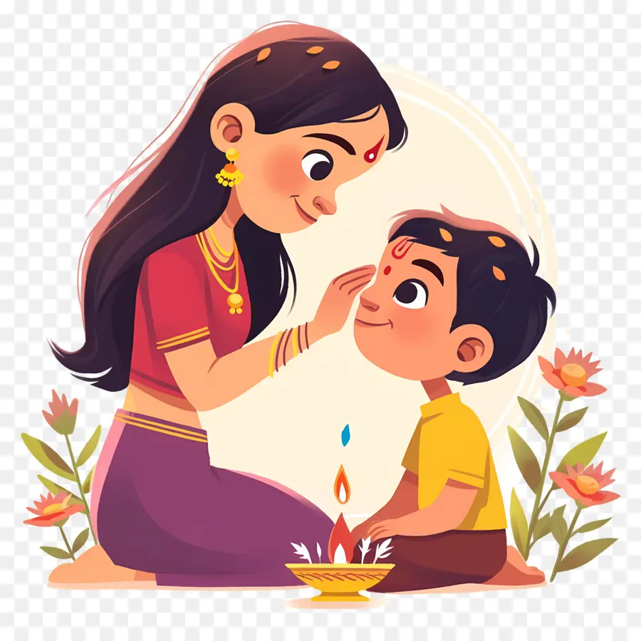 Bhai Dooj，ผู้หญิงและลูก PNG