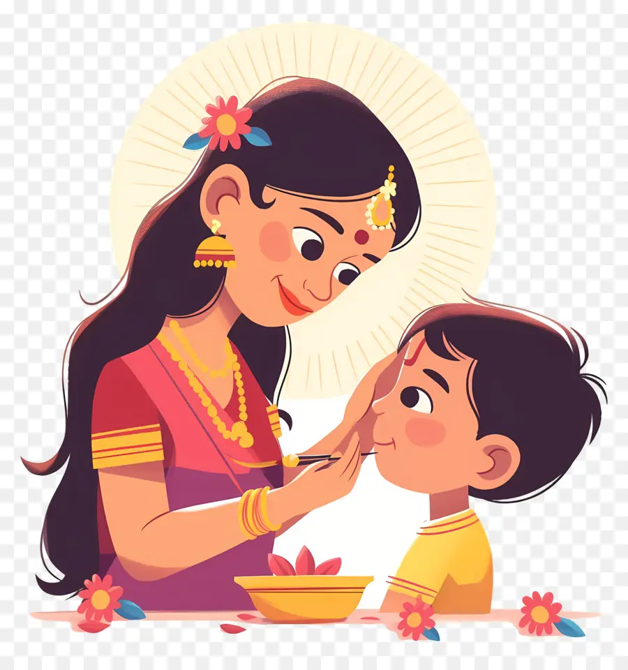 Bhai Dooj，ผู้หญิงและลูก PNG