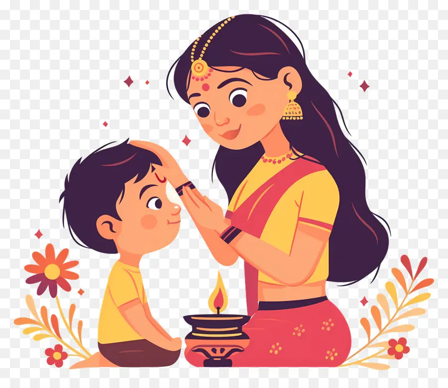 Bhai Dooj，ผู้หญิงและลูก PNG