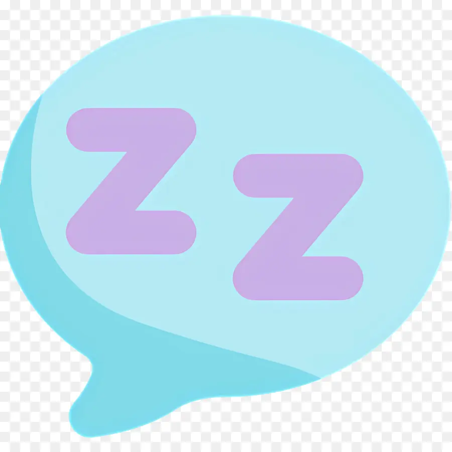 นอนหลับ Zzz，ฟองพูดกับ Zzz PNG