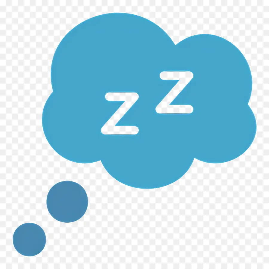 นอนหลับ Zzz，เมฆนอนหลับ PNG