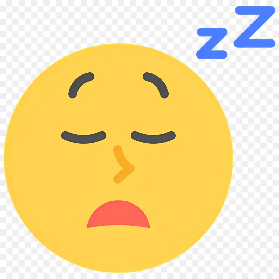 นอนหลับ Zzz，อีโมจินอนหลับ PNG