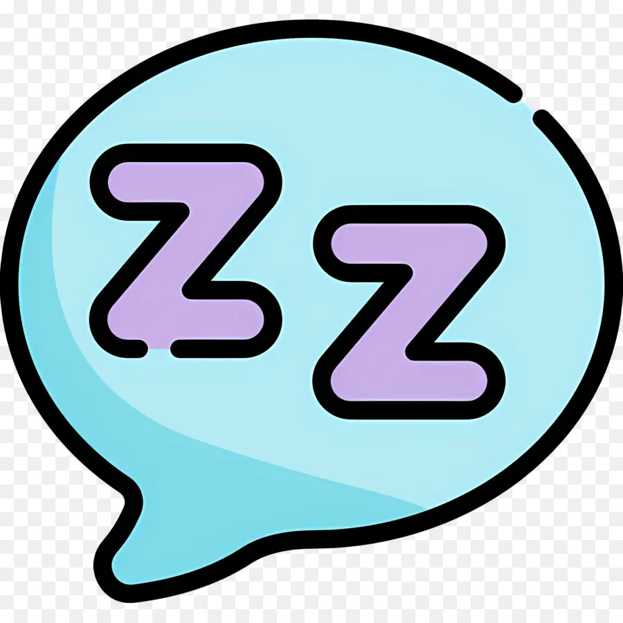 นอนหลับ Zzz，ฟองพูดกับ Zzz PNG