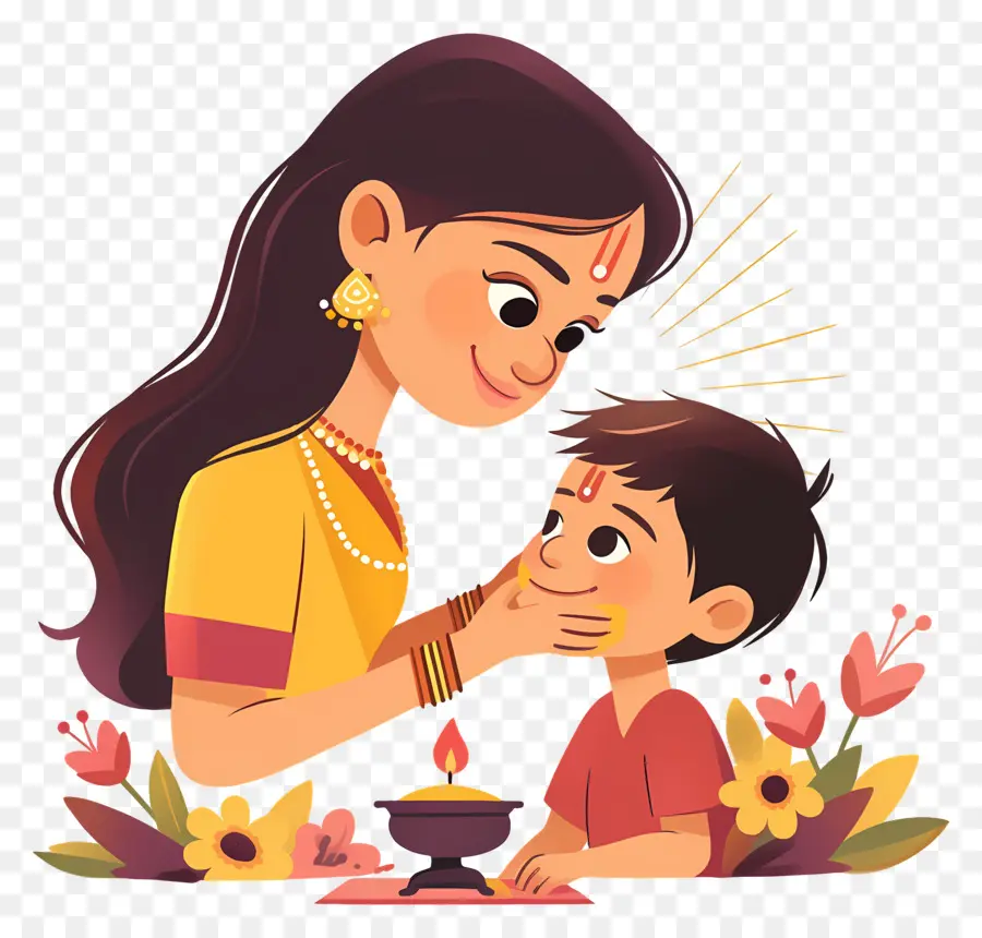 Bhai Dooj，ผู้หญิงและลูก PNG