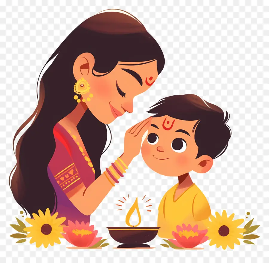 Bhai Dooj，ผู้หญิงและลูก PNG