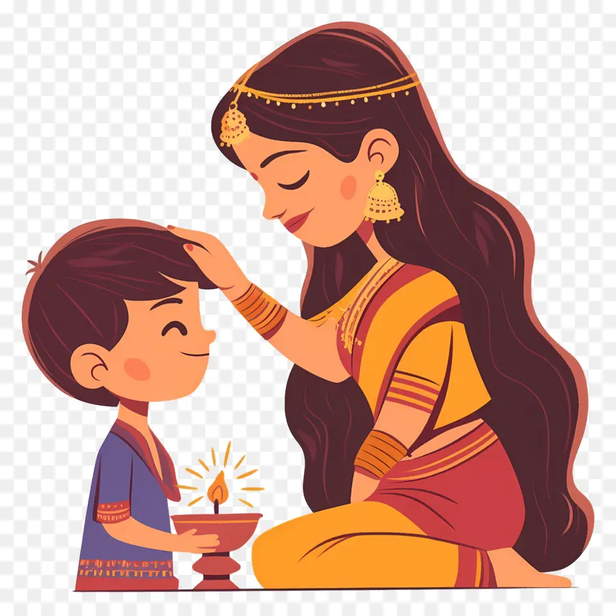 Bhai Dooj，ผู้หญิงและลูก PNG