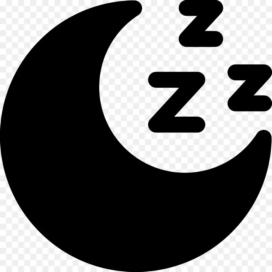 นอนหลับ Zzz，Moon With Z's PNG