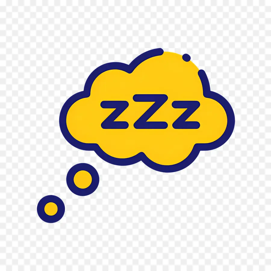 นอนหลับ Zzz，Zzz Cloud PNG