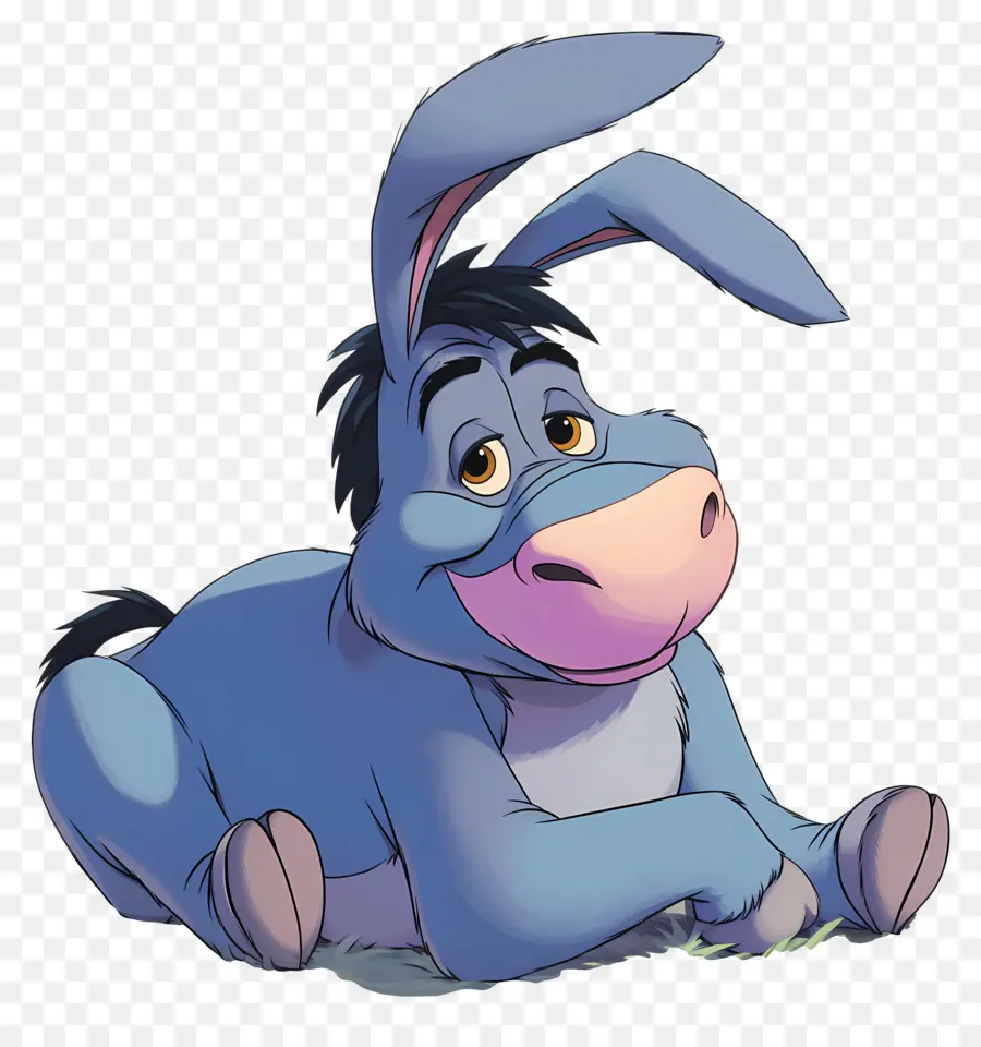 Eeyore，Blue Donkey PNG