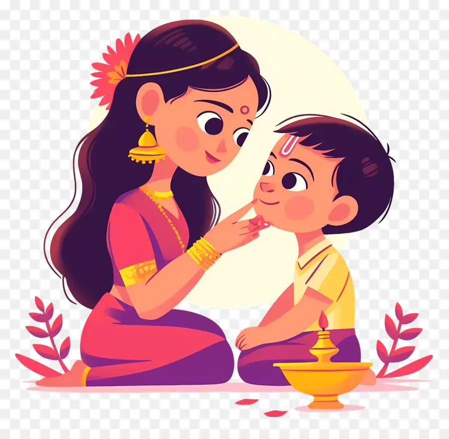 Bhai Dooj，ผู้หญิงและลูก PNG