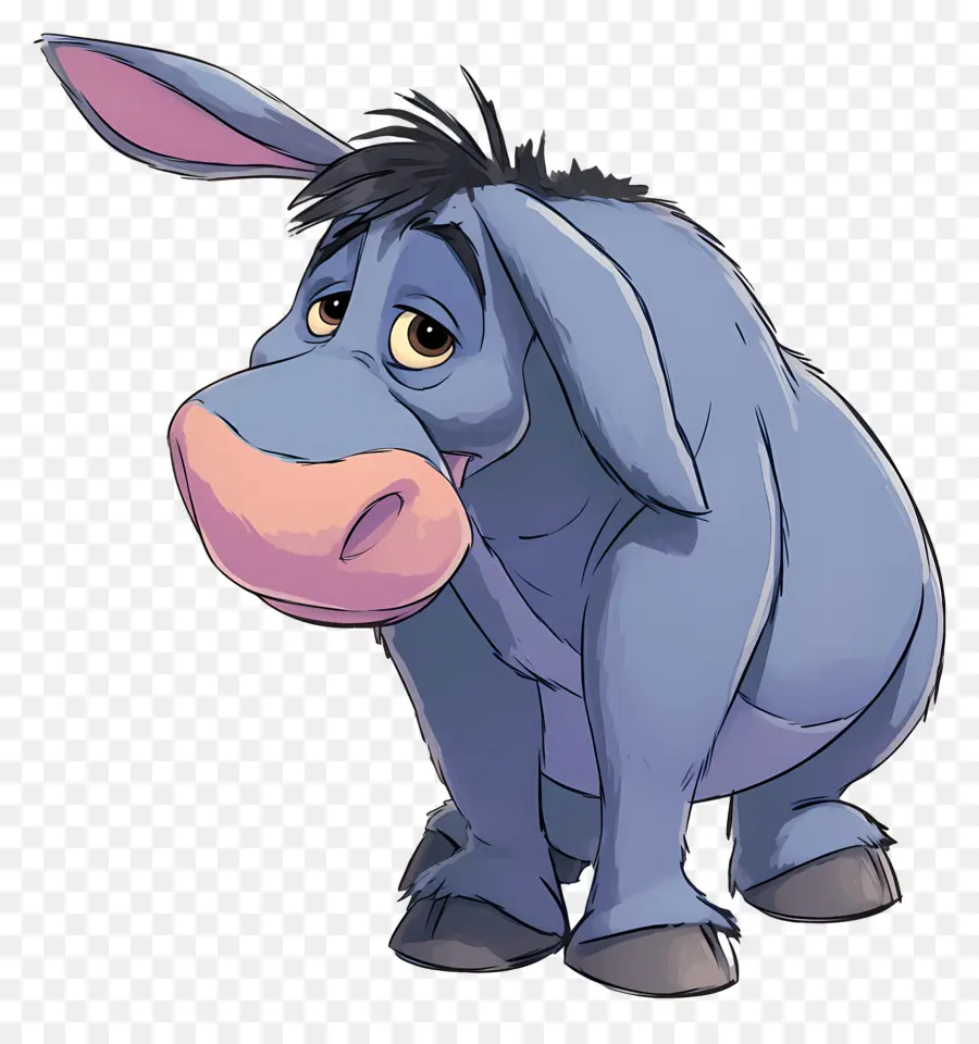 Eeyore，Blue Donkey PNG