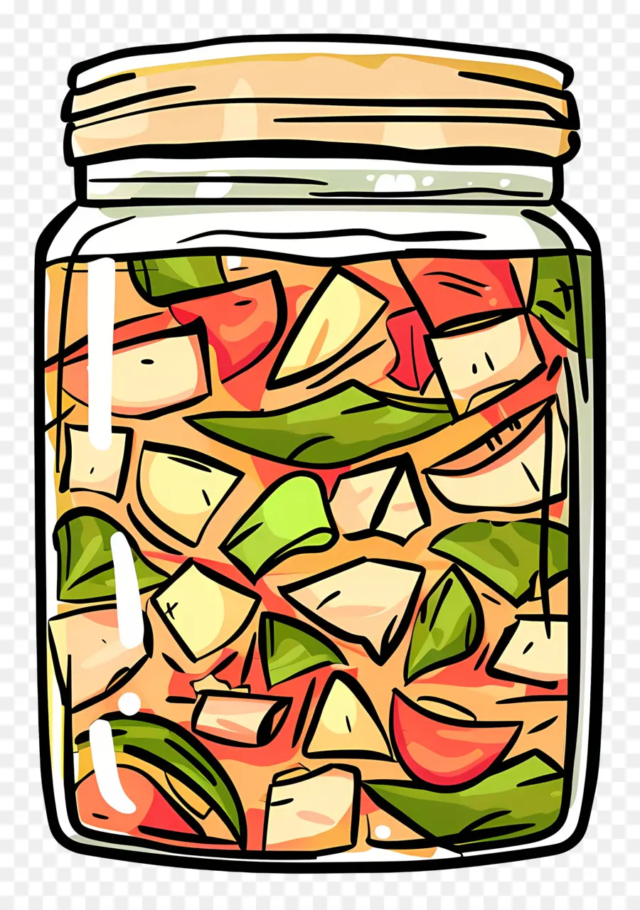 Kimchi Jar，ผักดองในขวด PNG